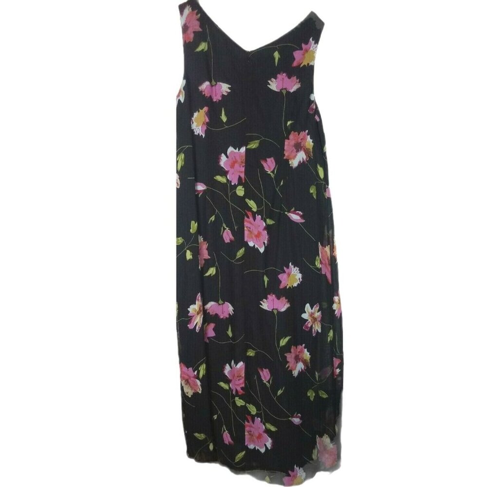 Carol Anderson California Sheer Floral Maxi Dress 16